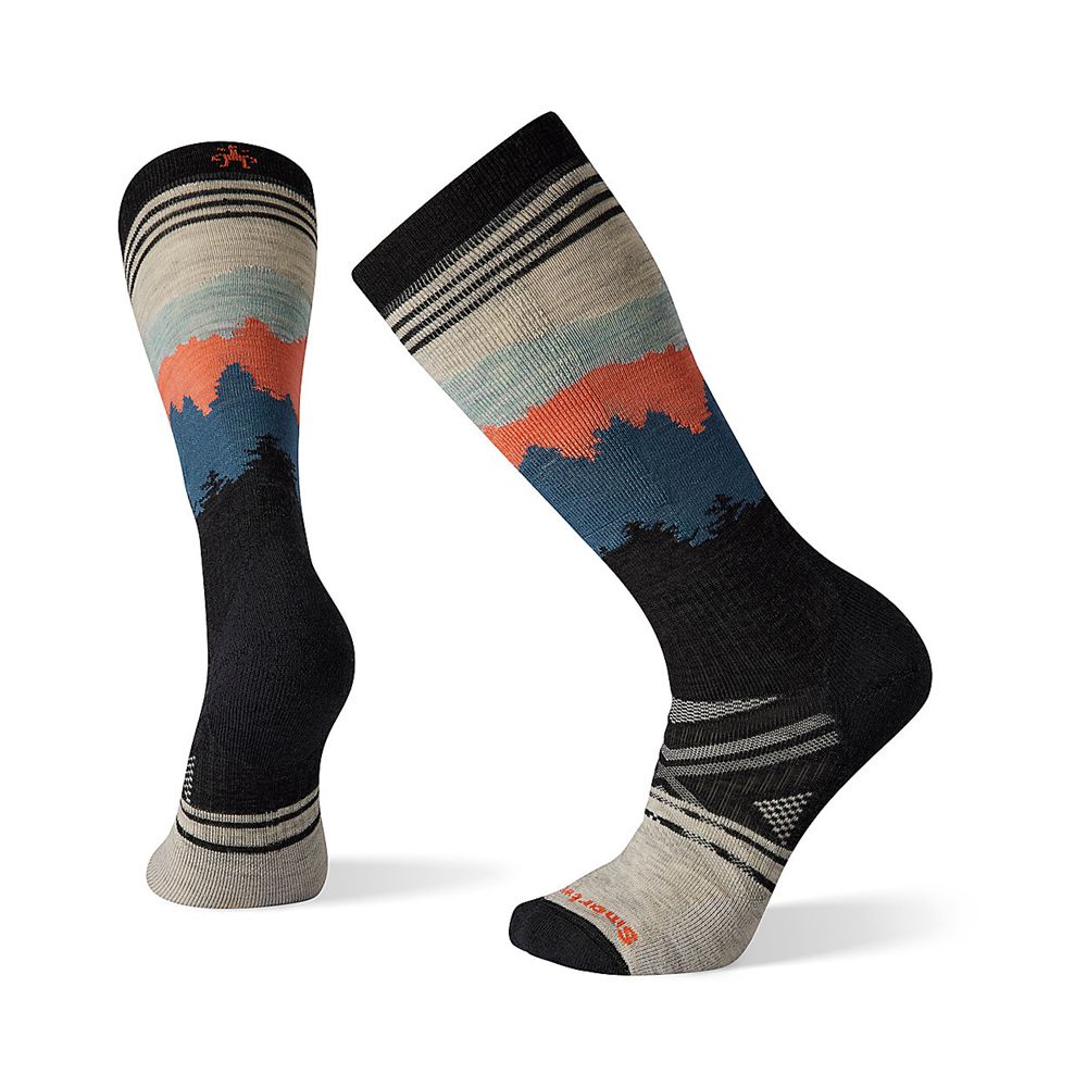 The North Face Socks Mens Australia - The North Face Performance Ski Full Cushion Alpenglow Pattern